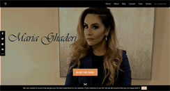 Desktop Screenshot of mariaghaderi.com